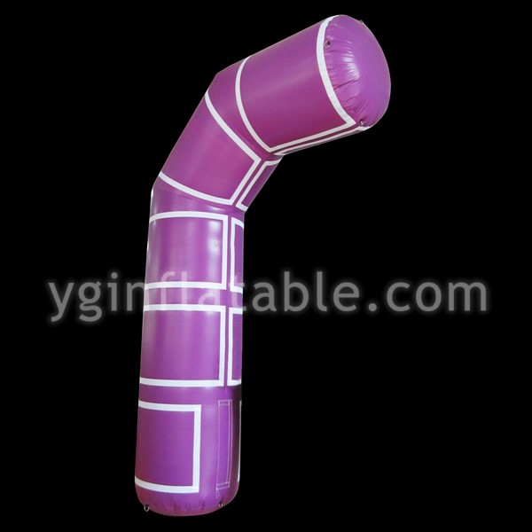 紫色の半分の広告インフレータブル アーチGA141