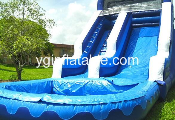 An inflatable slide rental business